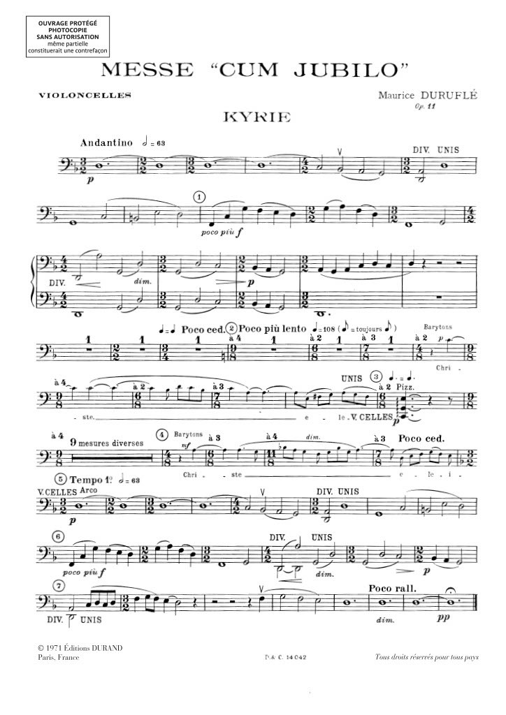Messe Cum Jubilo Op. 11